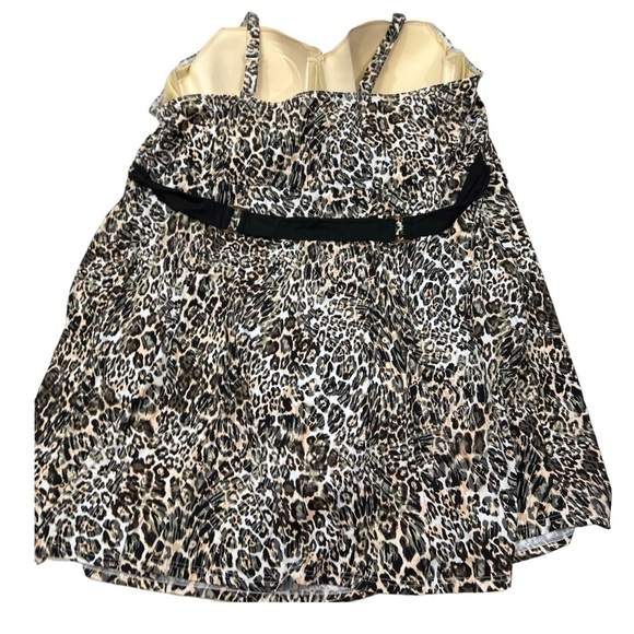 Swimsuits for All One Piece Swim Dress Animal Print Plus Size - Picture 2 of 9